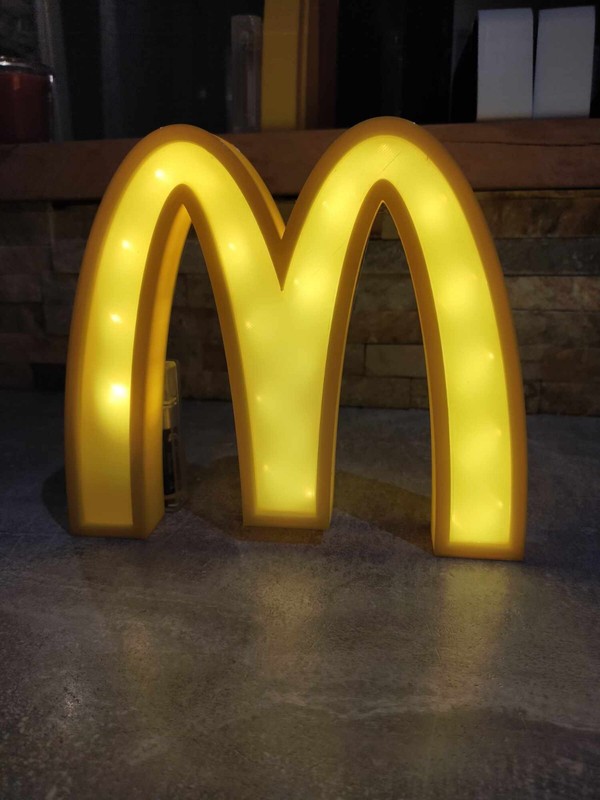 Logo Lumineux - Mcdonald'S 