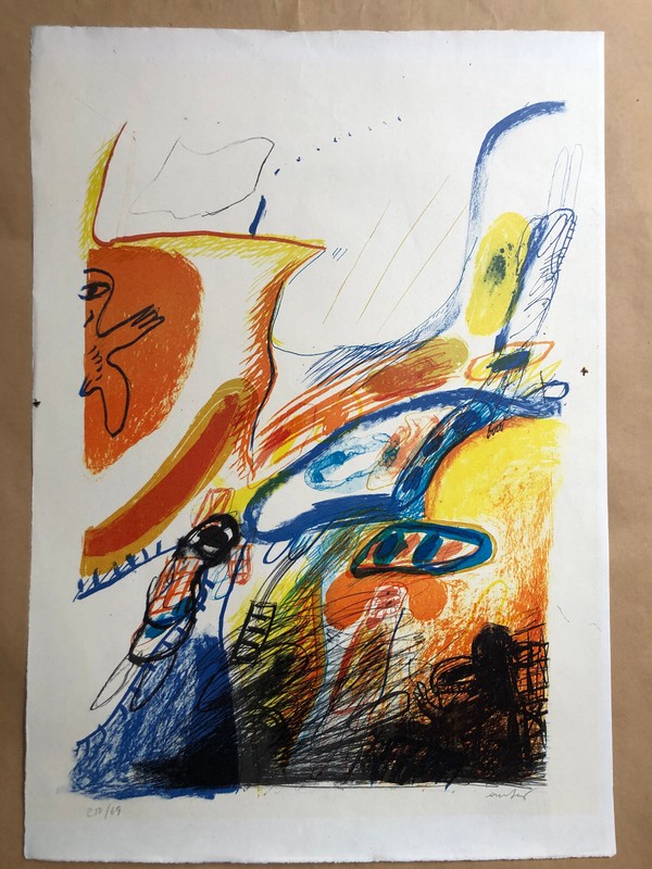 Horst Antes, FrÃ¼He Lithografie, Signiert - Reduziert!