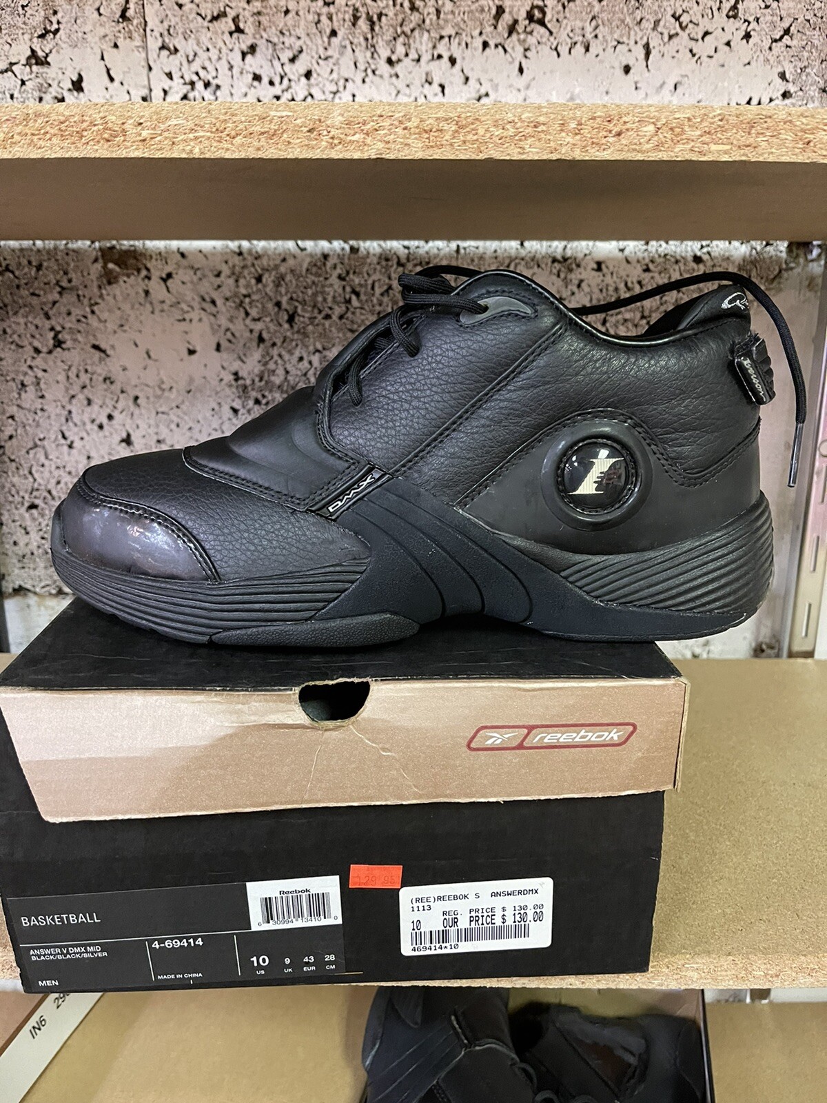 Reebok Iverson Answer V 5 OG Black 