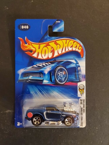 2003 Hot Wheels First Editions #34/42, 1968 Mustang, Blue