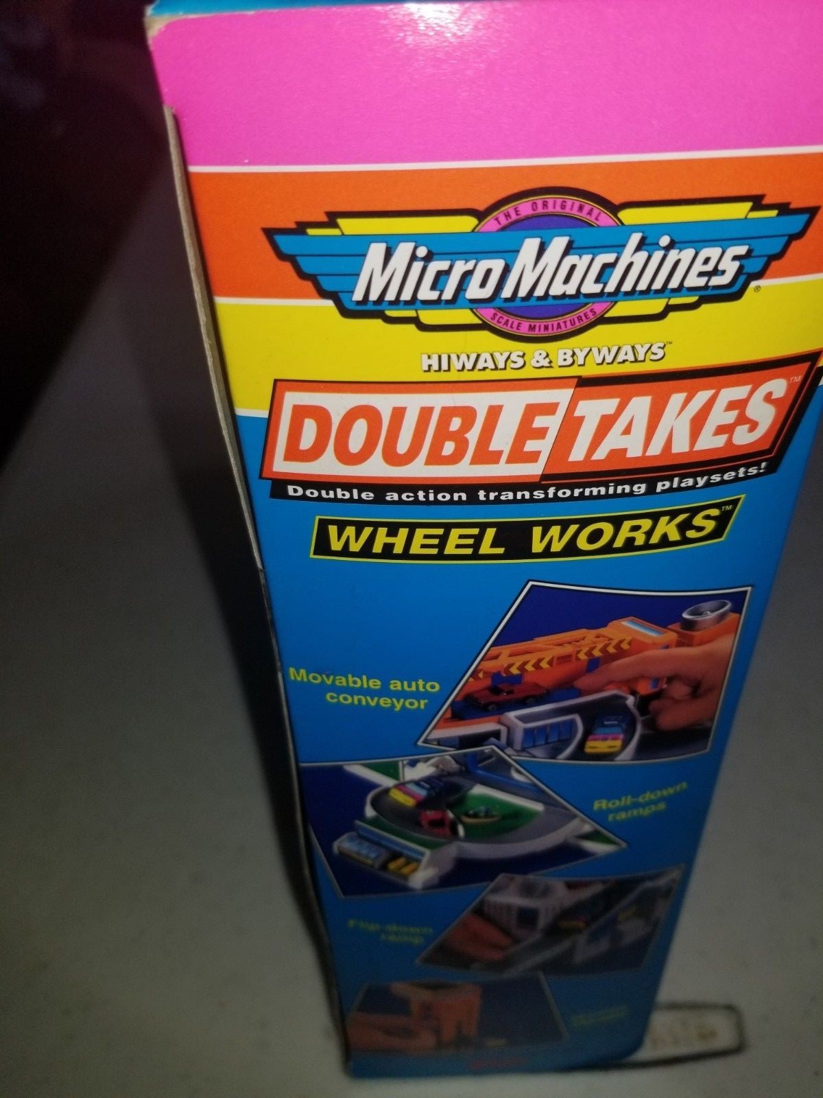 Vintage 1996 Sealed Galoob Micro Machines Double Takes Wheel Works Playset NEW!