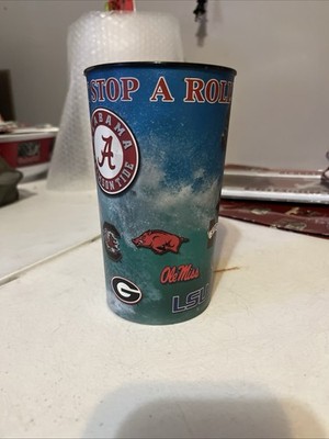 Alabama Football Stadium Souvenir Cup. “Can’t stop A  Rollin tide”