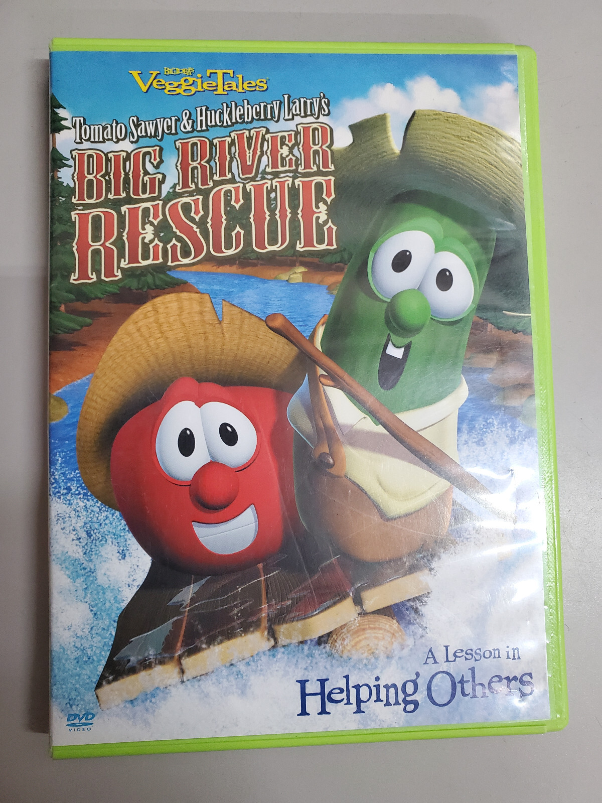 indigo tomato 初演 DVD VeggieTales: Tomato Sawyer & Huckleberry Larry's Big River