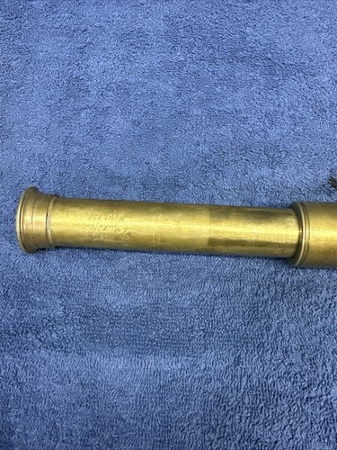 1800’S U.S. NAVY OFFICER OF THE DECK BRASS TELESCOPE A. BARDOU PARIS NO. 738