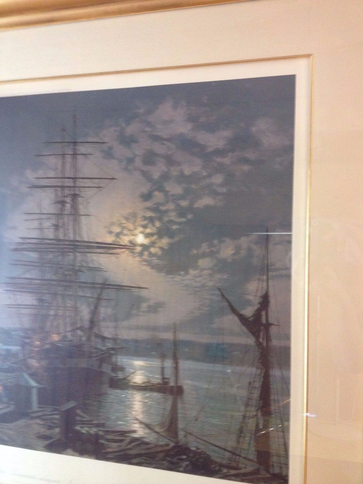 John Stobart Framed Print Sydney - The Blackwell Passenger Ship 