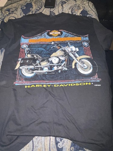 90s Harley-Davidson TシャツOrleans Two-Face 90s Harley-Davidson TシャツOrleans Two-Face