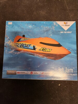 Pro Boat PRB08031V2T2 Jet Jam 12'' Self-Righting Pool Racer Brushed RTR White