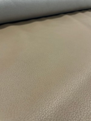 8 yards Ultrafabrics Brisa Bark Brown Faux Leather Upholstery Fabric 533-3914