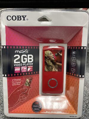 COBY MP4 2GB Video Player FM Tuner 2  Full Color TFT NEW In Package WMA MTV