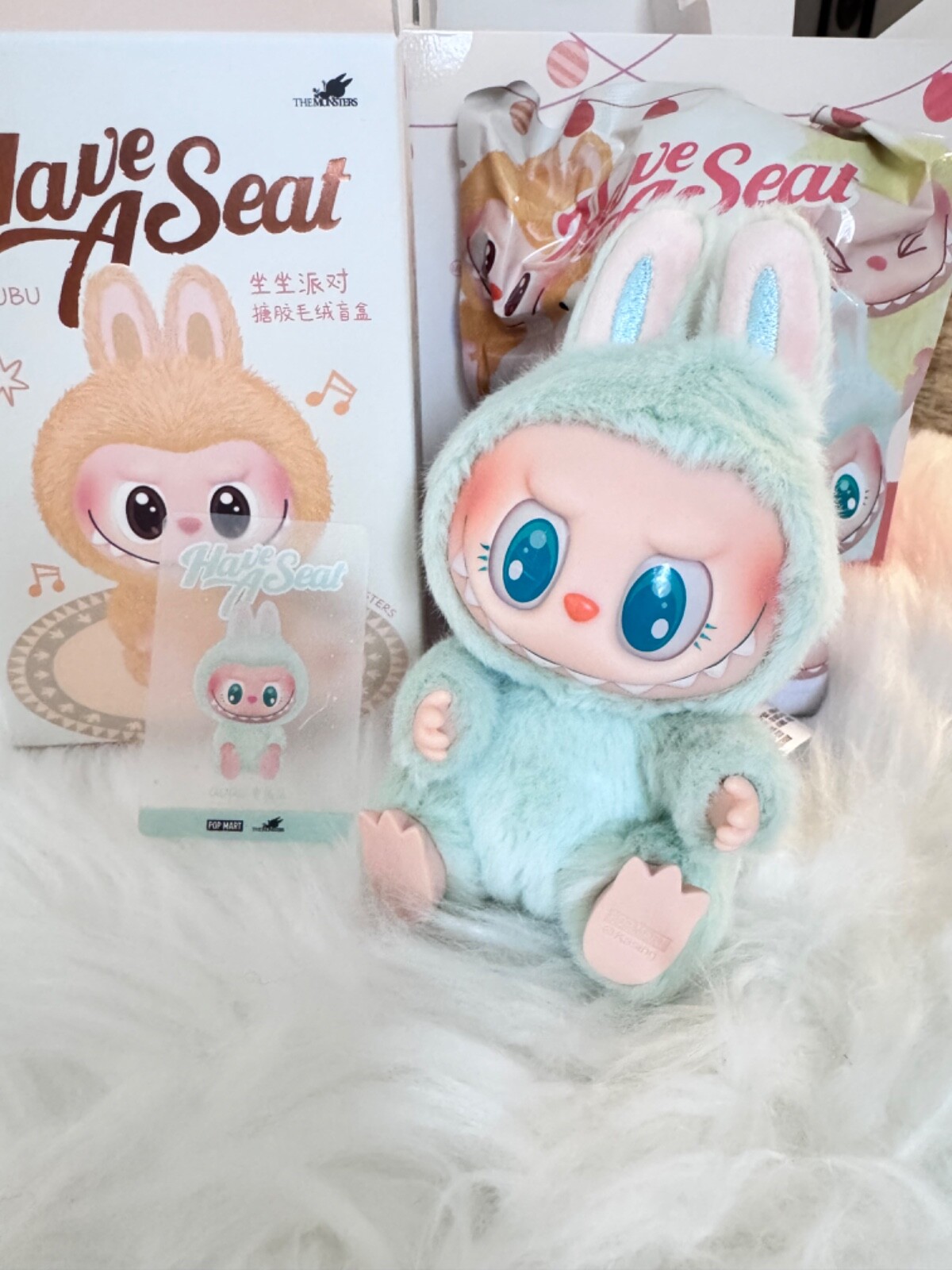 AUTHENTIC POP MART LABUBU The Monsters Have A Seat Vinyl