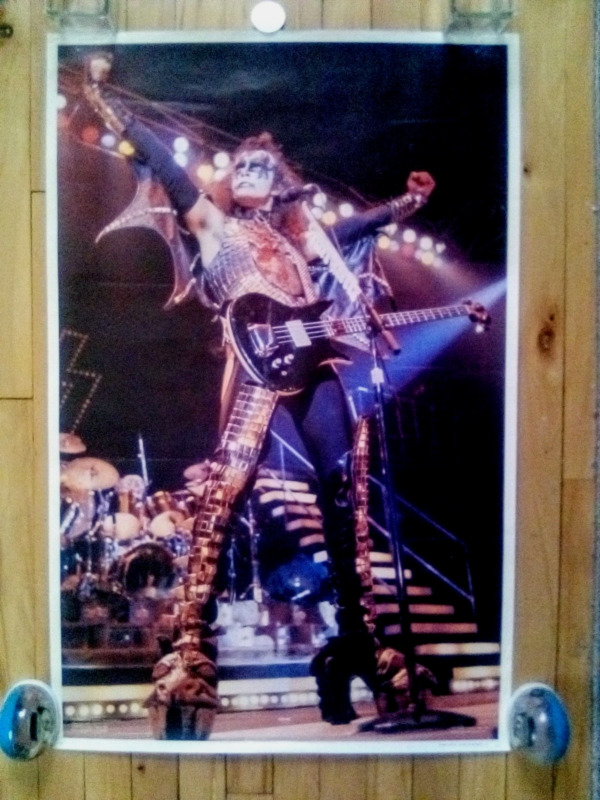 1977 (Kiss Aucoin Mgt) Gene Simmons (Boutwell) Poster