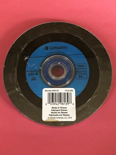 Verbatim Digital Vinyl 80-Min/700MB CD-R, 10pk