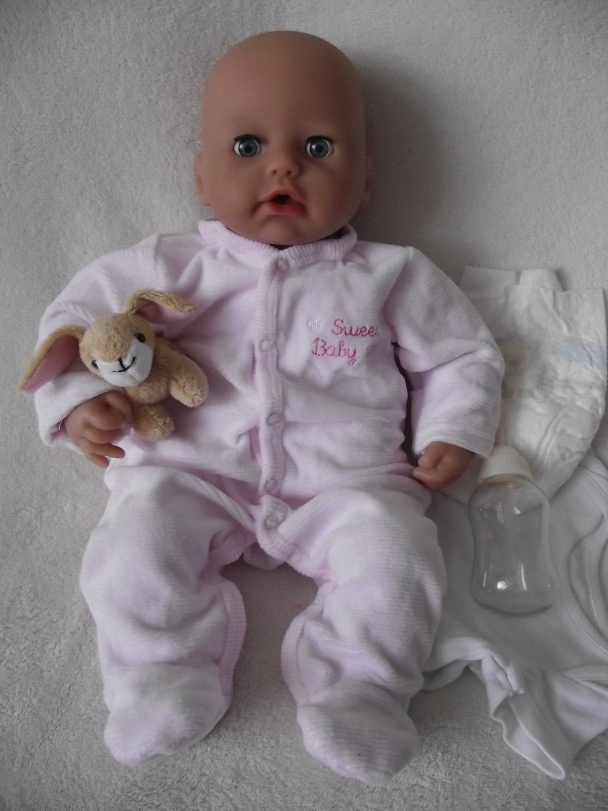 18" ZAPF CREATION BABY ANNABELL DOLL - WITH SOUNDS