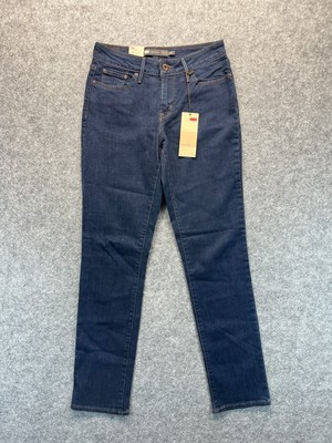 NEW Levi s Jeans Women's Size 4 27 Bold Curve Slim Fit Standard Dark Blue 27x30