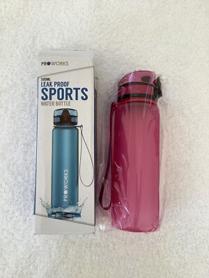 ProWorks - Sports - Wasserflasche - auslaufsicher - 500 ml - Pink (H024)