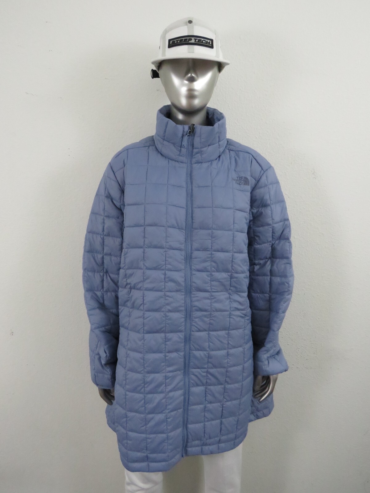 Pre-owned The North Face Womens  Thermoball Triclimate Waterproof Insulated Parka Jacket B In Blue