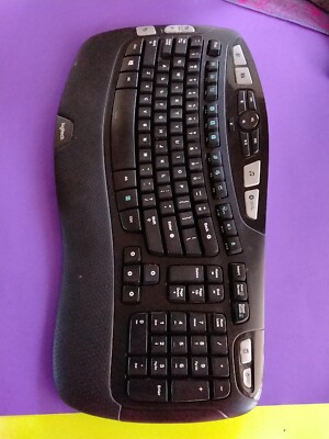 Logitech K350 Wave Wireless Ergonomic Keyboard - ONLY No Dongle