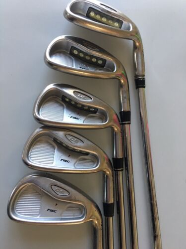 Taylormade Rac OS 2005 Iron Set of 5 Light Metal Stiff Steel Taylormade Rac OS 2005 Iron Set of 5 Light Metal Stiff Steel
