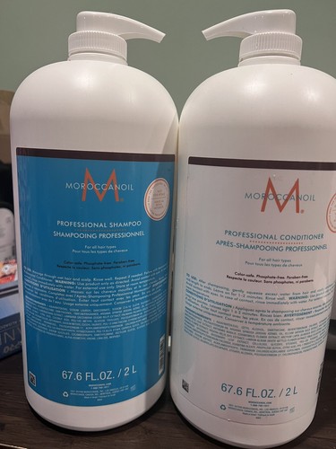 Moroccanoil Professional Hydration Shampoo & Conditioner 67.6 oz/2 Liter Duo Set