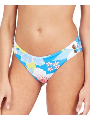 

Низ купальника бикини ROXY с синим люверсом на шнуровке She Just Shines, Синий