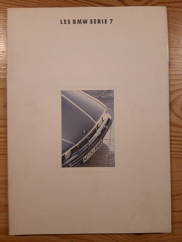 (332b) Brochure Bmw - Les Bmw SÃ©Rie 7 (1992) 59 Pages.