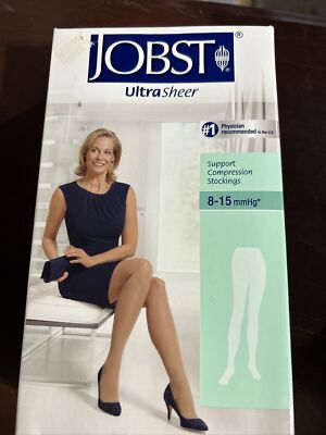 Jobst Relief  8-15 MmHg Medium Waist high Compression Stocking Beige 117234