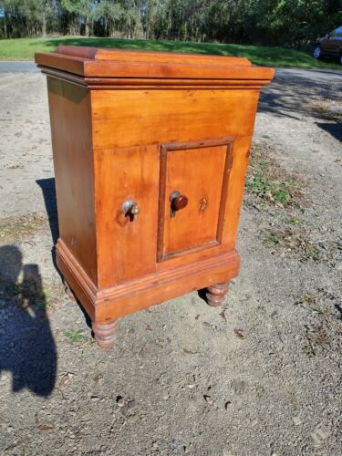 Antique Ice Box with Spicket Baltimore Climate Refrigerator 
