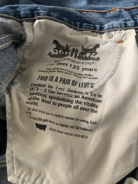 Levi's Jeans 503 Mens Gents Sz 33 Very 