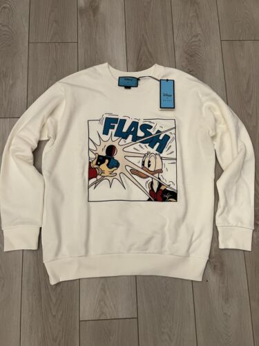 Gucci x Disney Donald Duck Sweater white size M | eBay Gucci x Disney Donald Duck Sweater white size M | eBay