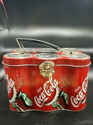 Coca-Cola Vintage Coke 6-pack Can Lunch Box Collector Tin | eBay