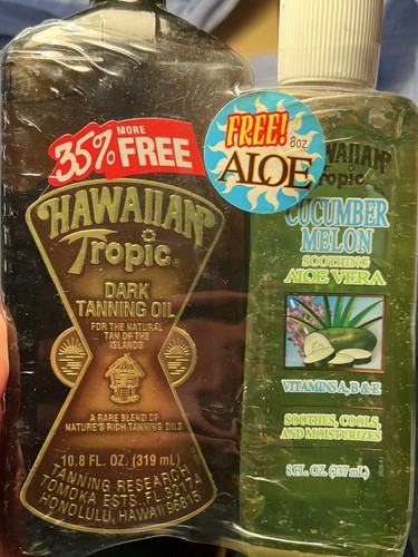 Hawaiian Tropic Dark Tanning Oil OG Formula Cucumber Melon A