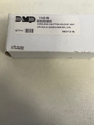 DMP 1142-W Wireless 2 Button Holdup White NEW