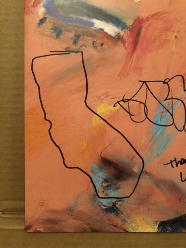 California Autographed Diplo Vinyl Record LP (Trippie Redd, Lil Yachty) PROOF