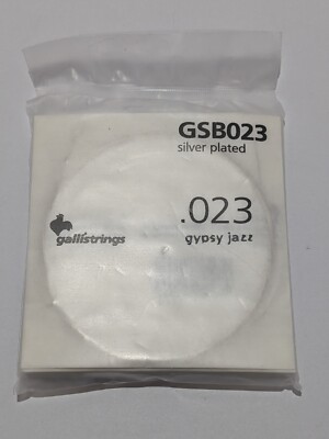 Pack of 10 Galli Silver Plated Single G Strings Gauge: 23 Ball End Medium
