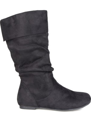 JOURNEE COLLECTION Женские серые комфортные ботинки Shelley Round Toe Slouch Boot 8 WC