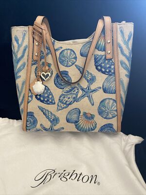Brighton | SEA SHORE | canvas tote handbag * brand, new, excellent condition