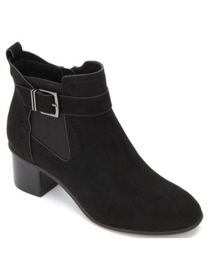 

KENNETH COLE Женские черные ботильоны с язычком сзади Corey на блочном каблуке с круглым носком, 5 м, Черный, RLF0026E4