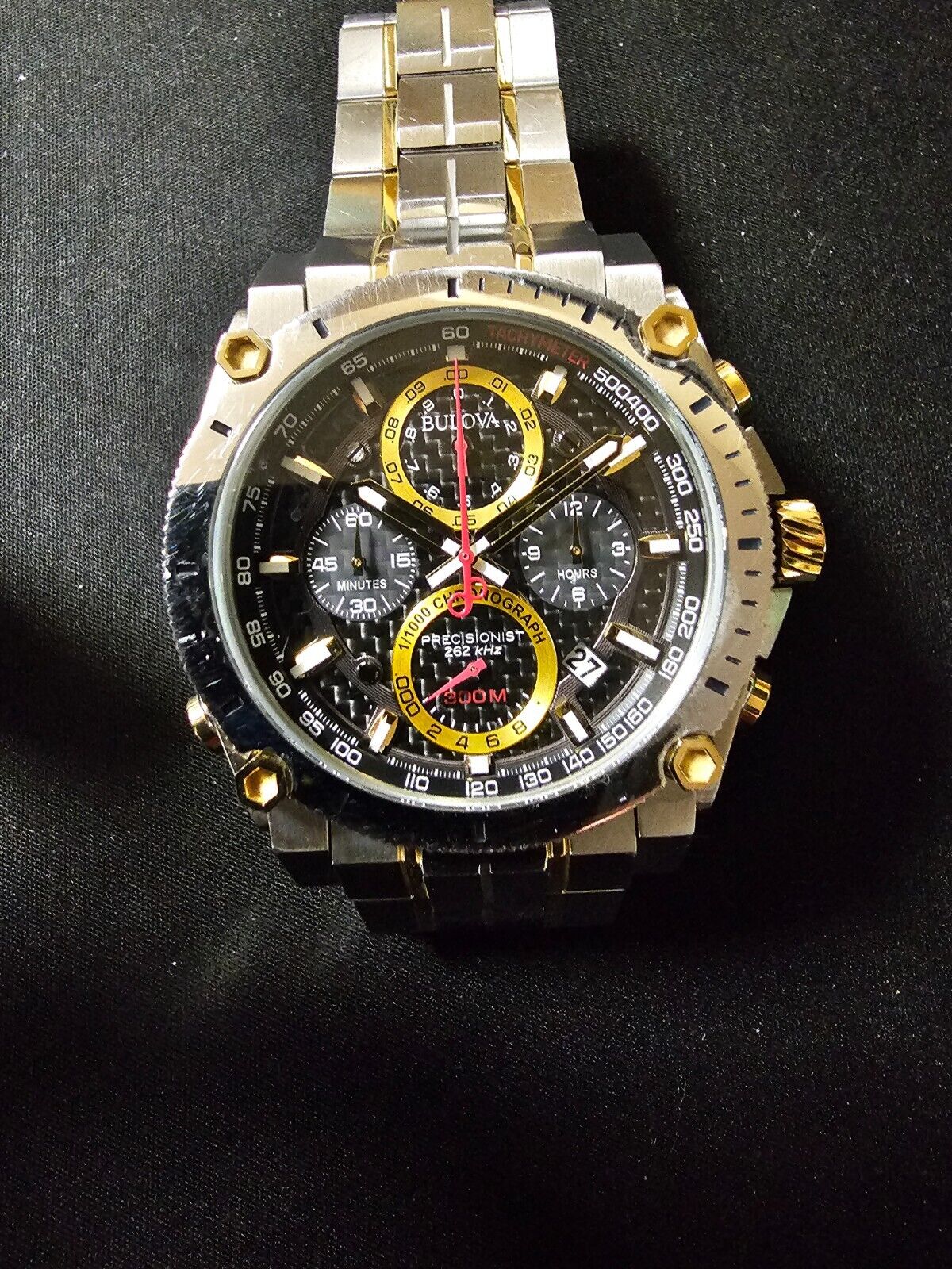 Bulova Precisionist Chronograph Men's Black Watch - 98B228 42429517097 | eBay Bulova Precisionist Chronograph Men's Black Watch - 98B228 42429517097 | eBay