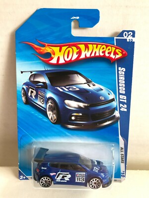 Hot Wheels SCIROCCO GT 24 - 2010 All Stars #120 - Blue - Volkswagen