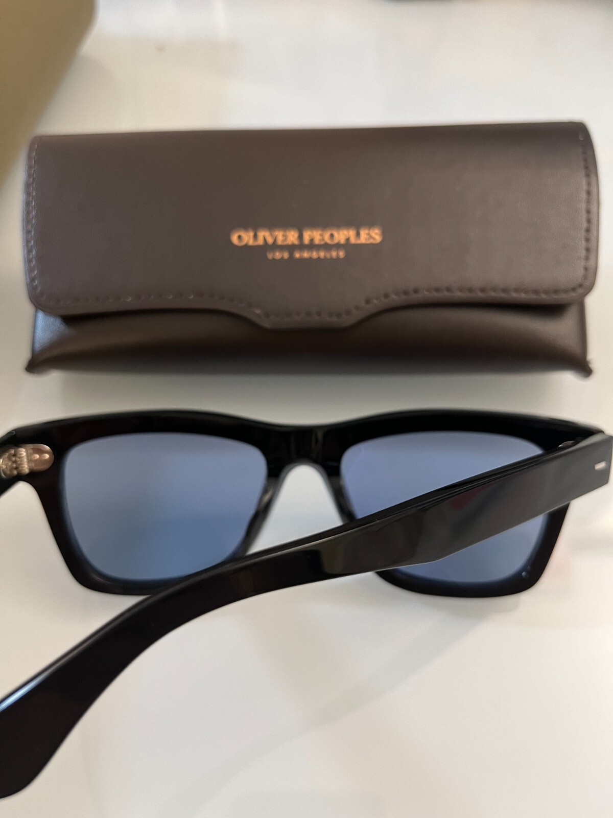 Pre-owned Oliver Peoples Oliver Polarized Sun Ov5393su 49mm Msrp$582 Iver Rare Find In Teal Polarized