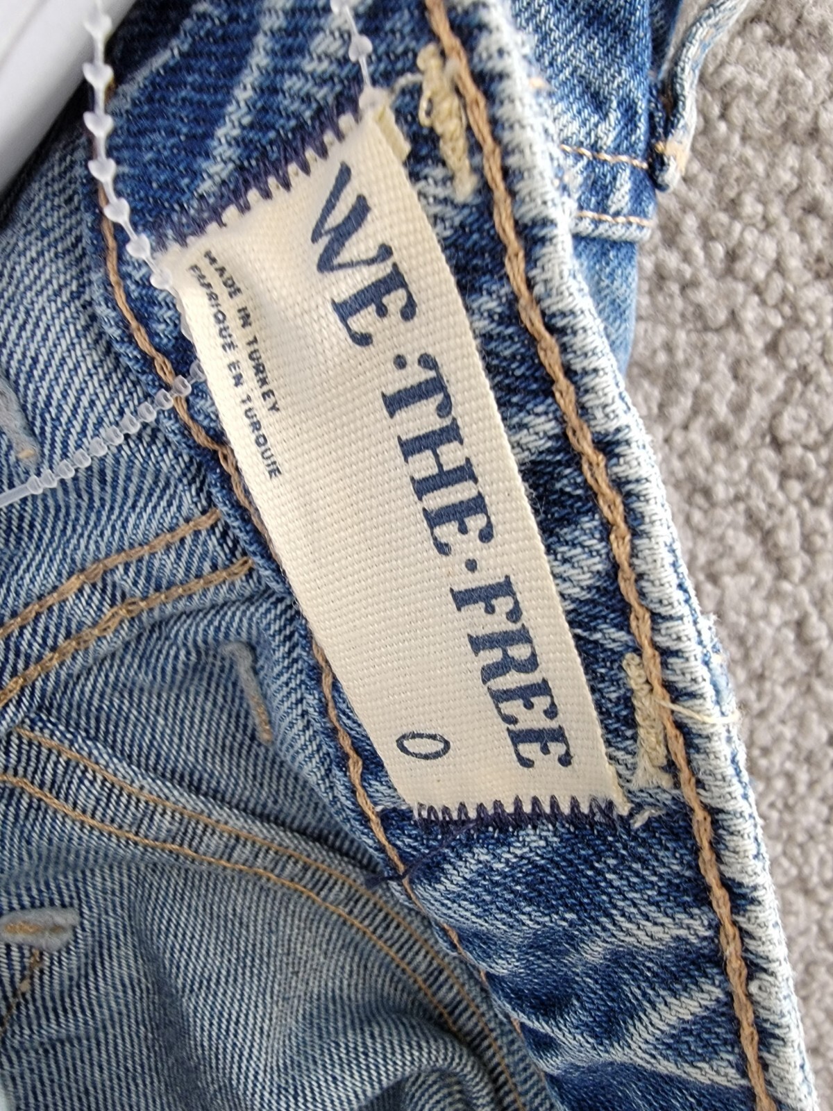 Free People We The Free Come As You Are Denim Maxi Skirt Women's 0 Medium Indigo - Picture 15 of 16