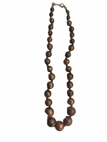 Vintage Dauplaise (3,984,900) Thick Silver Ball Heavy Chain Necklace 14 Vintage Dauplaise (3,984,900) Thick Silver Ball Heavy Chain Necklace 14