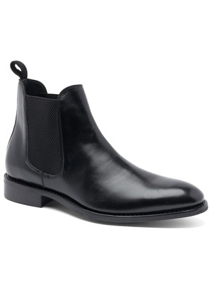 ANTHONY VEER ESSENTIALS Женские черные Jefferson Almond Кожаные Челси 10,5 М