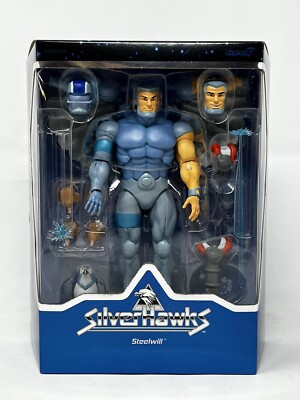 Super7 SilverHawks SteelWill Action Figure With Accessories