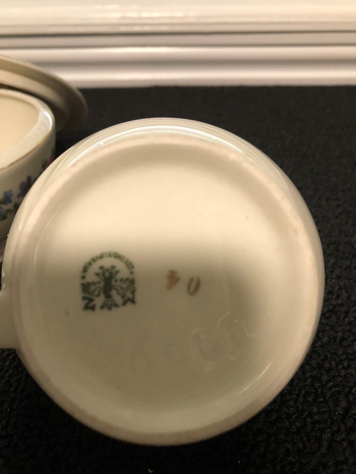 Czechoslovakia China Design # 23458 Sugar Bowl & Creamer pre-owned