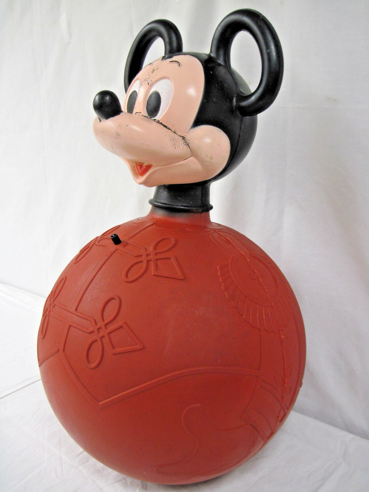 Vintage Hoppity Mickey Mouse Riding Bouncy Ball 1970's Walt Disney Productions