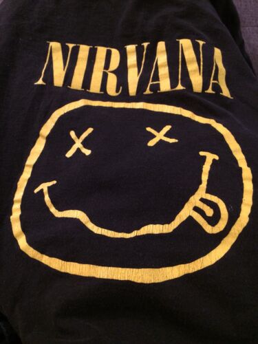 nirvana long sleeve shirt Smiley Face