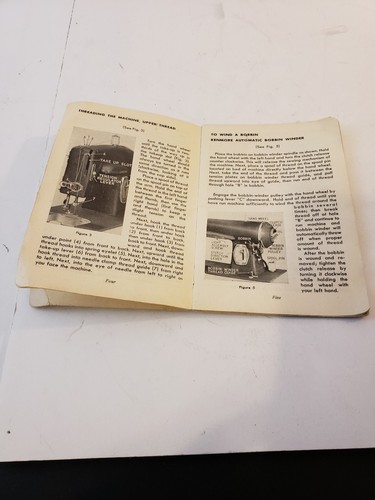 VINTAGE KENMORE ELECTRIC ROTARY SEWING MACHINE INSTRUCTION & MAINTENANCE MANUAL