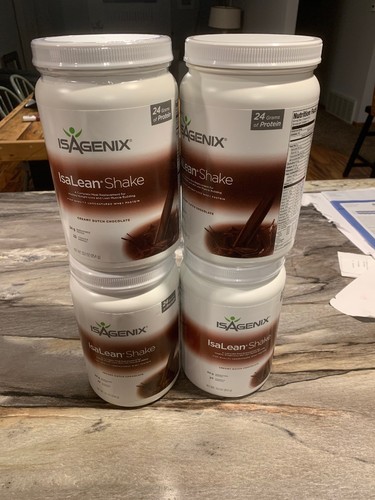 4 Canisters NEW SEALED Isagenix Isalean shake Moch Limited Edition 30.1 oz