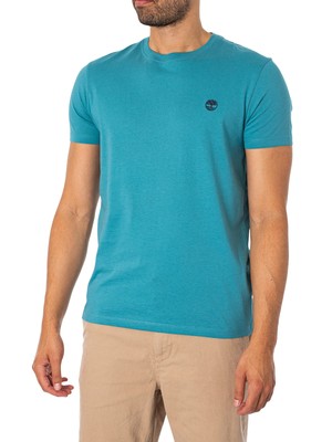 

Мужская футболка Dun River Crew Slim от Timberland, синяя, Синий, TB0A2BPR-DV7